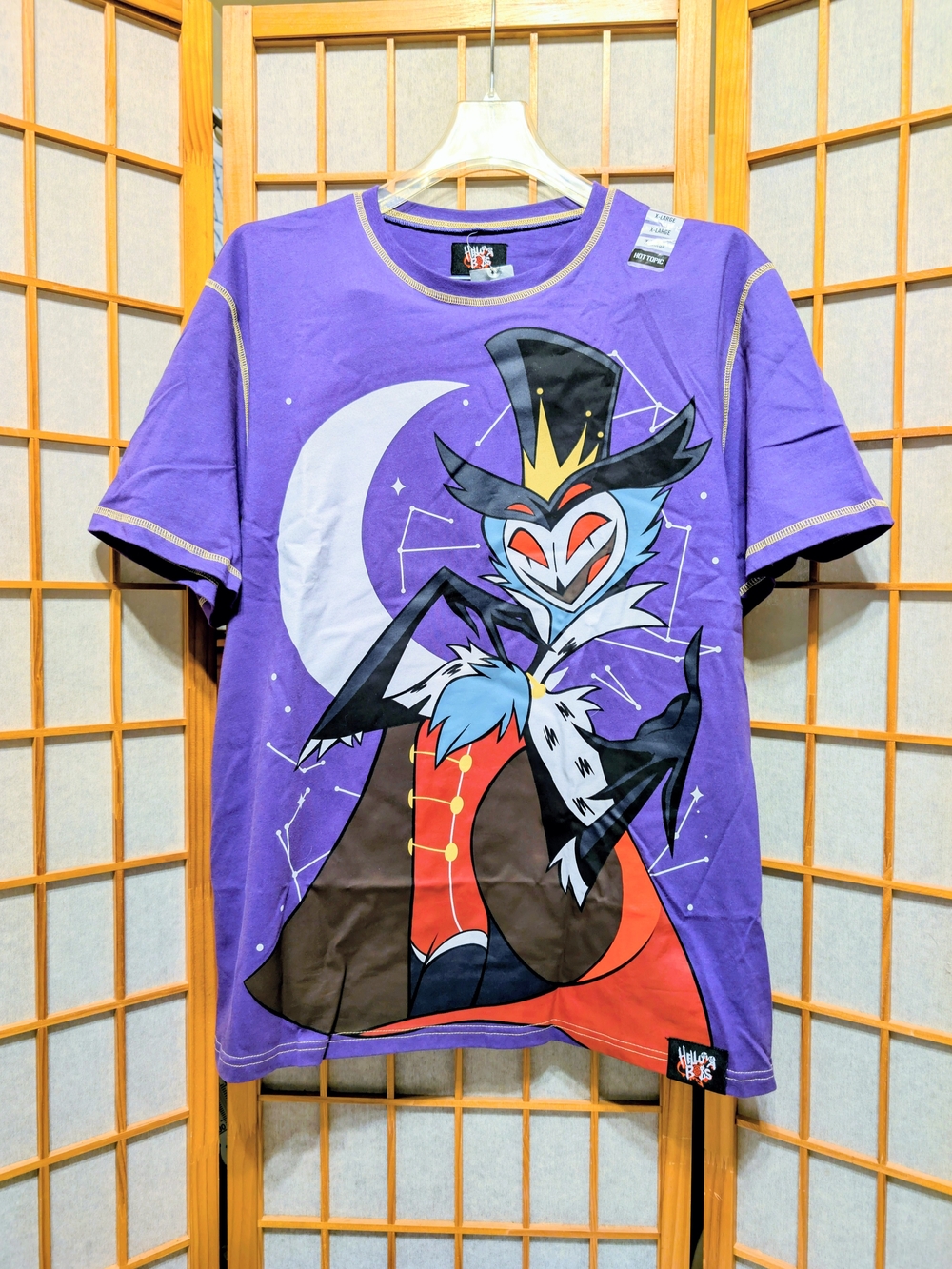 NEW Official Helluva Boss Stolas Jumbo Print T-Shirt Unisex XL Hellaverse